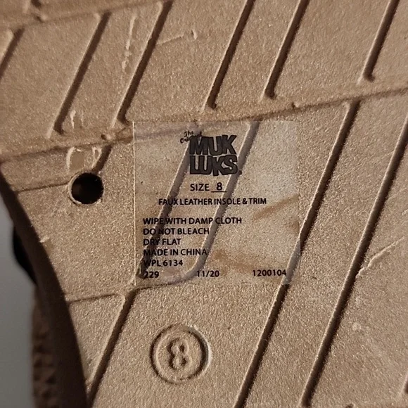 Muk Luks About Time Women's Slingback Sandals Size 8 - Picture 5 of 5